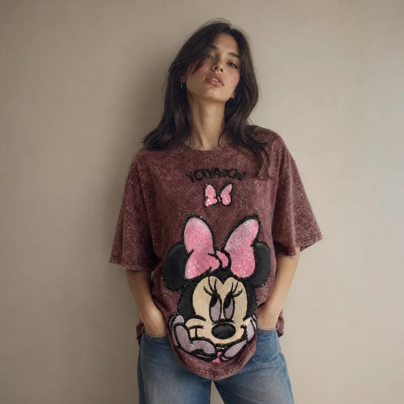 Playera Minnie Vintage Sparkle