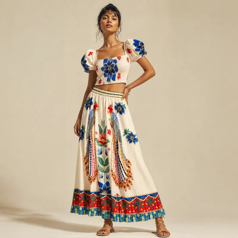 Set Boho Tropical Paradise
