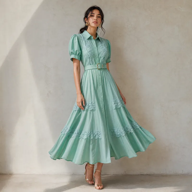 Vestido Maxi Romantic Lace