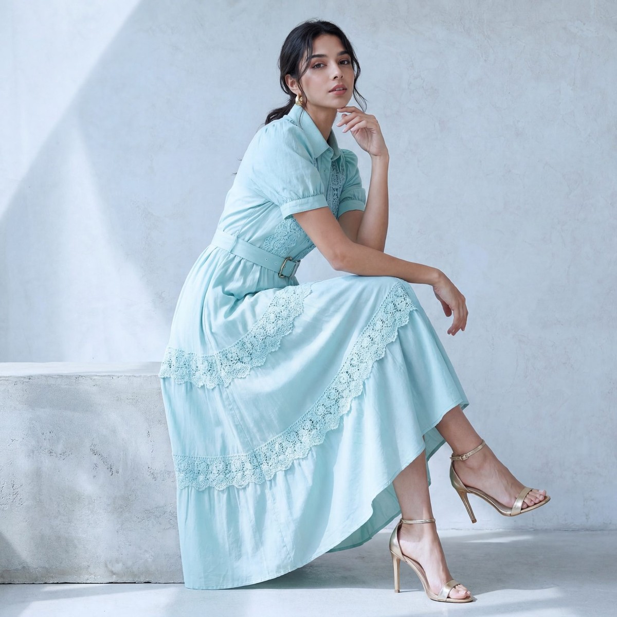 Vestido Maxi Romantic Lace