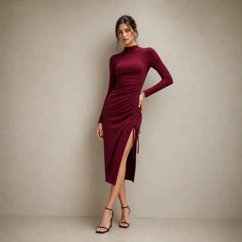 Vestido Midi Tejido Elegance