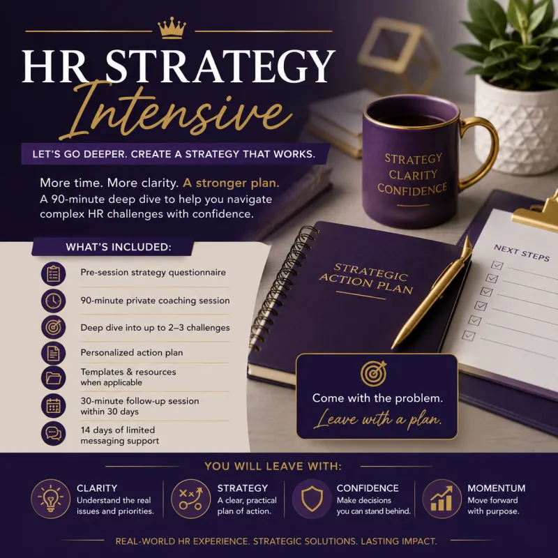 HR Strategy Intensive Session