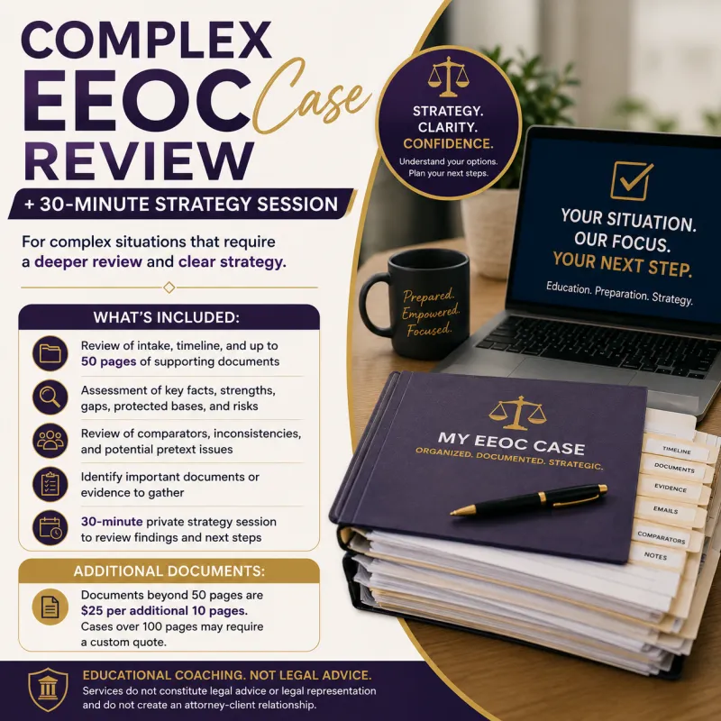 Complex EEOC Case Review + 30-min Strategy Session