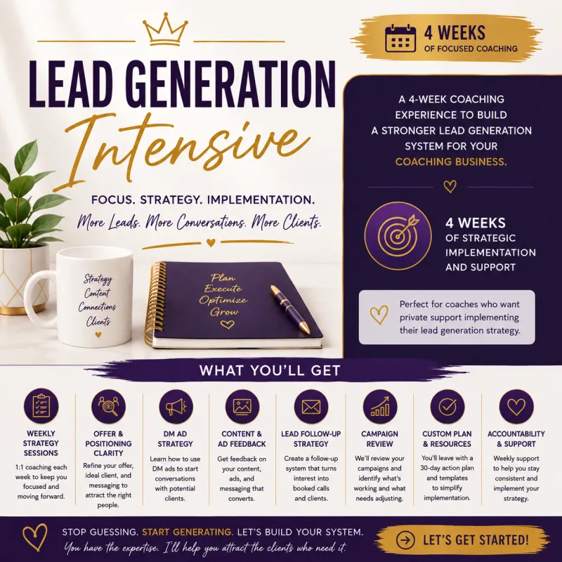 Lead Generation Intensive Package