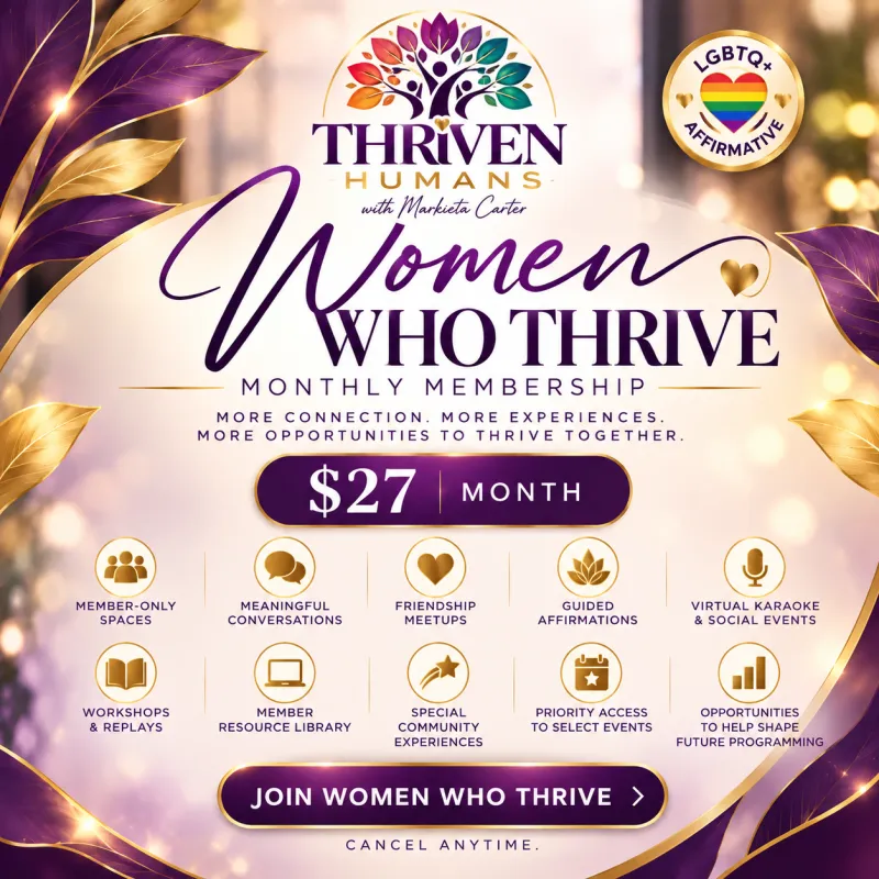 Women Who Thrive Monthly Membership