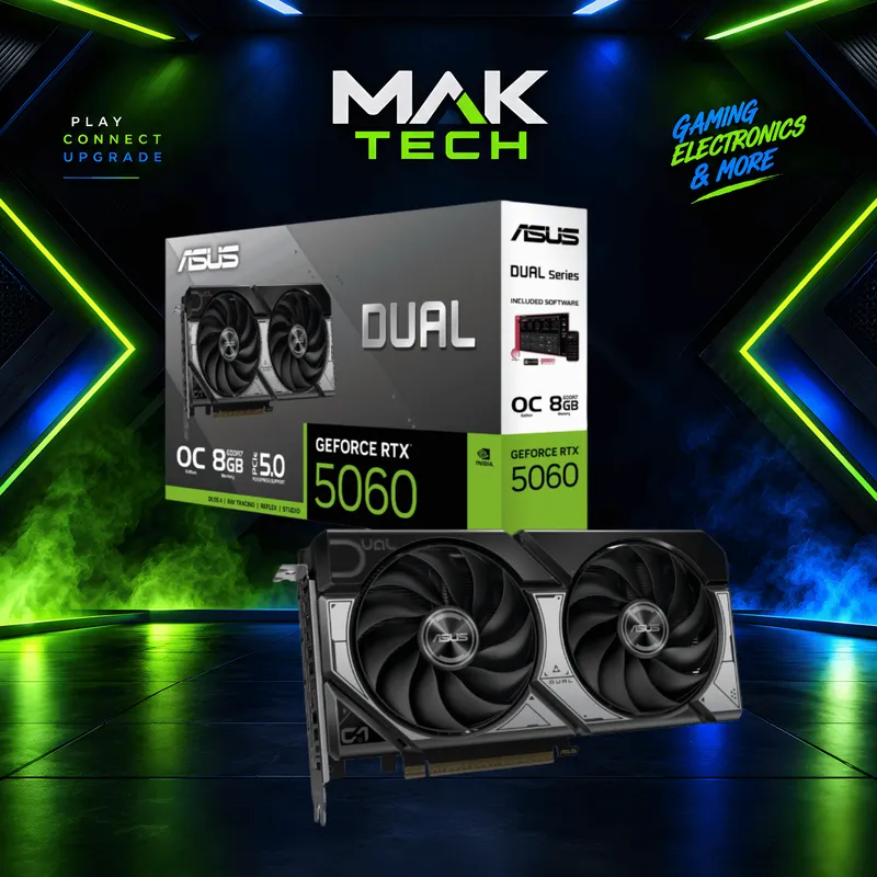 ASUS Dual GeForce RTX™ 5060 8GB GDDR7 OC Edition