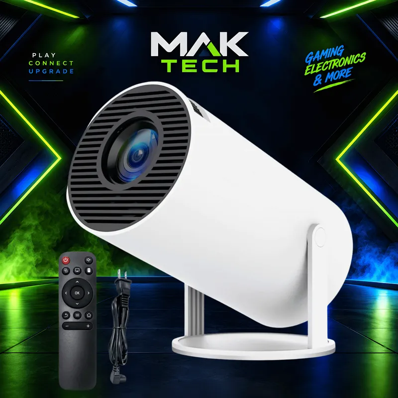 Smart LED Projector HD Resolution 2000 Lu