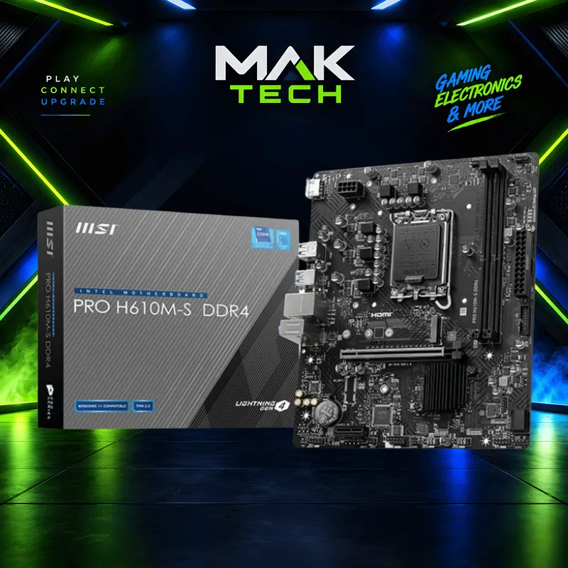MSI PRO H610M-S DDR4 Motherboard