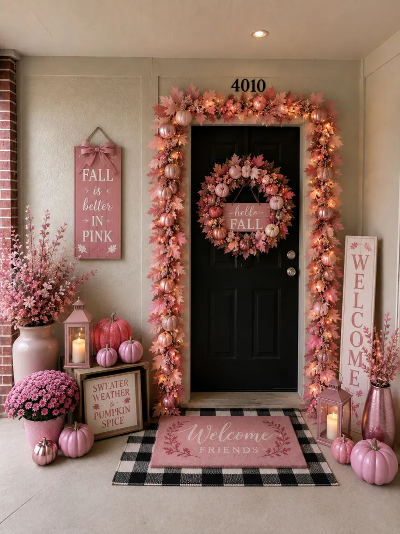 🩷 Pink Fall Door