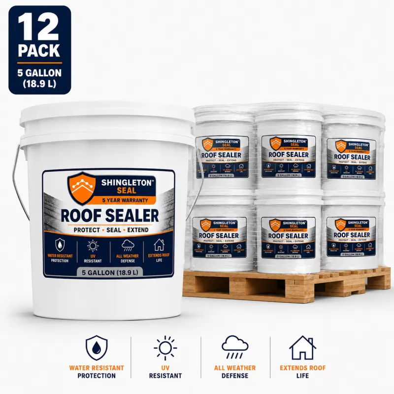 Shingleton Product Half Pallet - 12 - 5 Gal. Pails