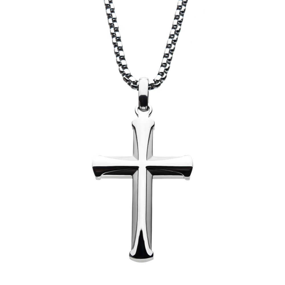 Inox Cross Necklace