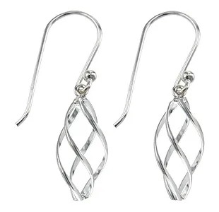 Indigo Silver Earrings