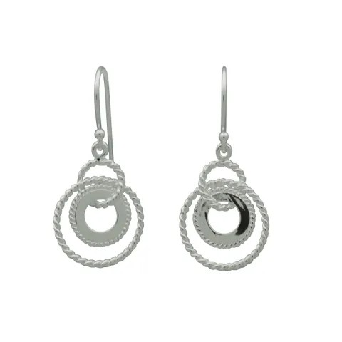 Indigo Silver Earrings
