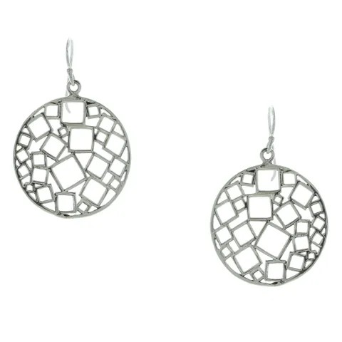 Indigo Silver Earrings