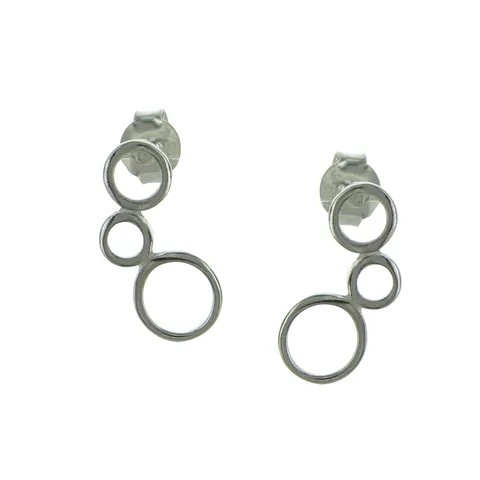 Indigo Silver Earrings