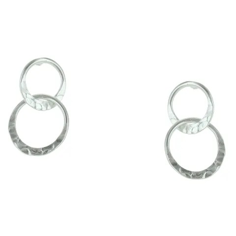 Indigo Silver Earrings