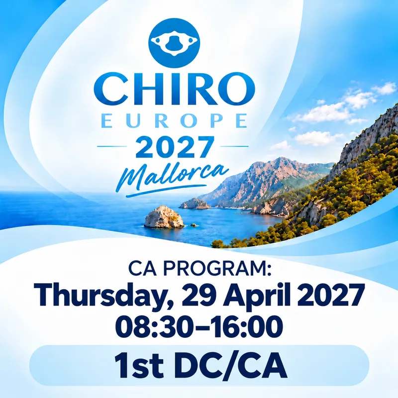 ChiroEurope CA Program: 1st DC/CA