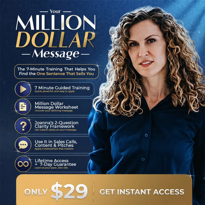 Your Million Dollar Message