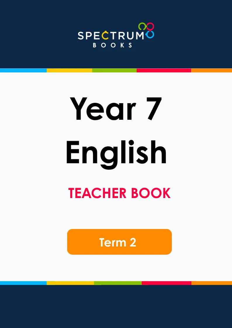 Year 7 English – Term 2 – Teacher Books