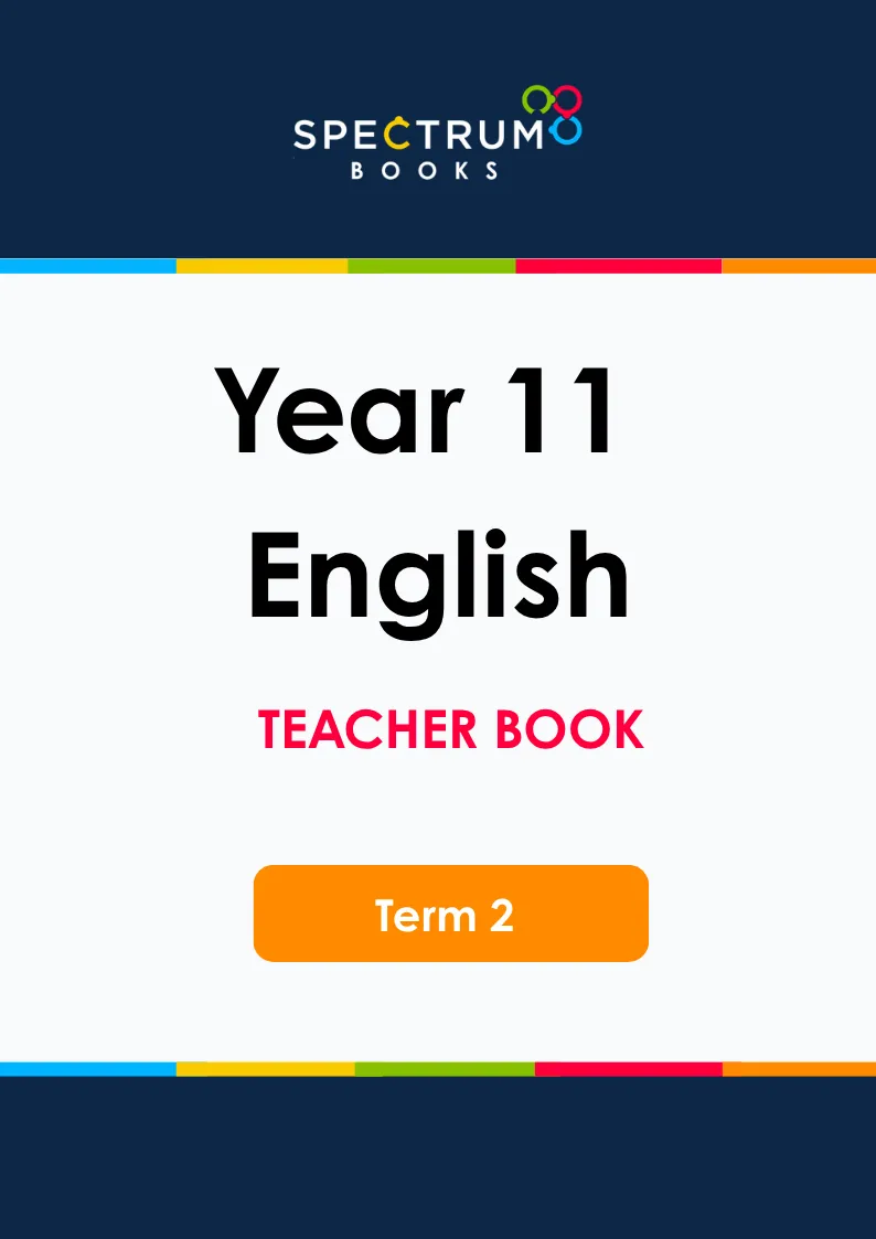 Year 11 English – Term 2 – Teacher Books