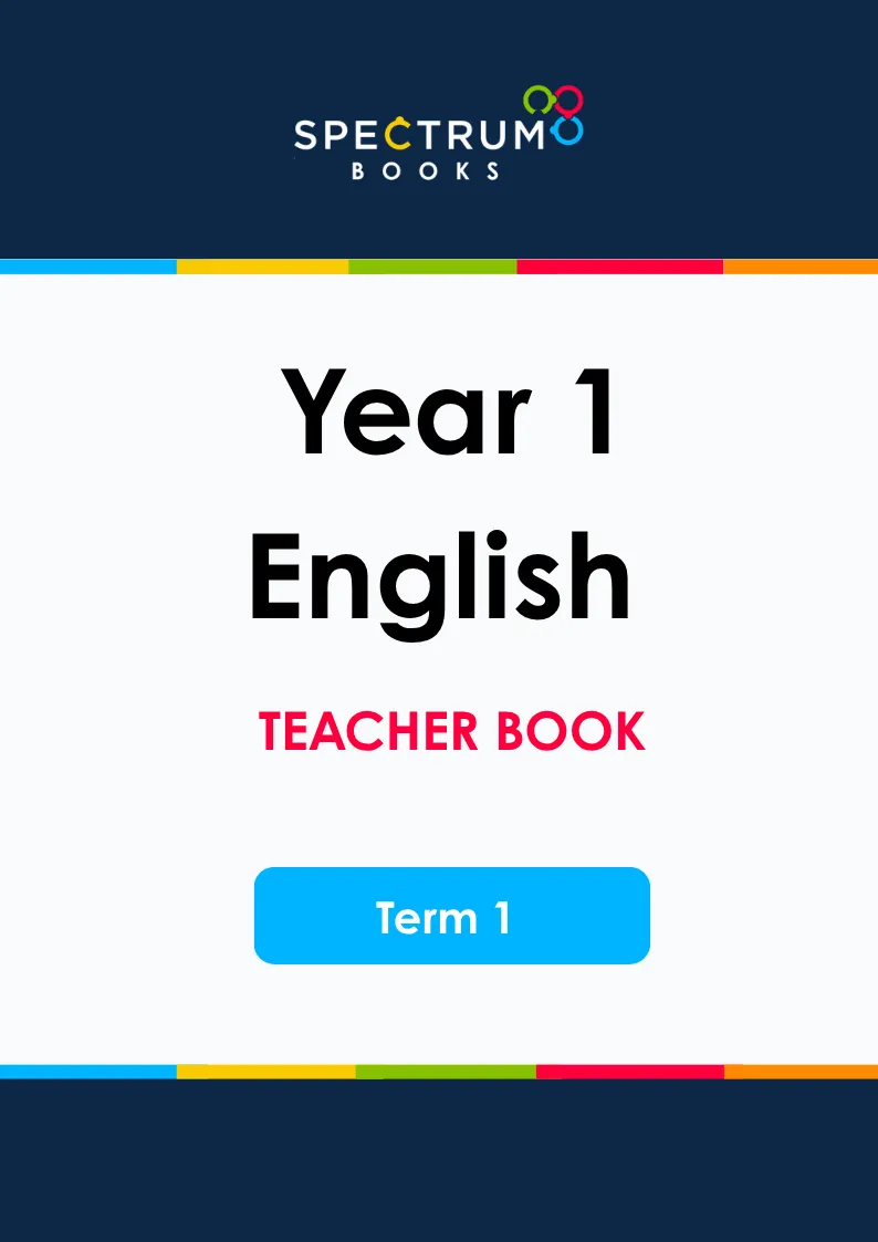 Year 1 English – Term 1 – Teacher Books