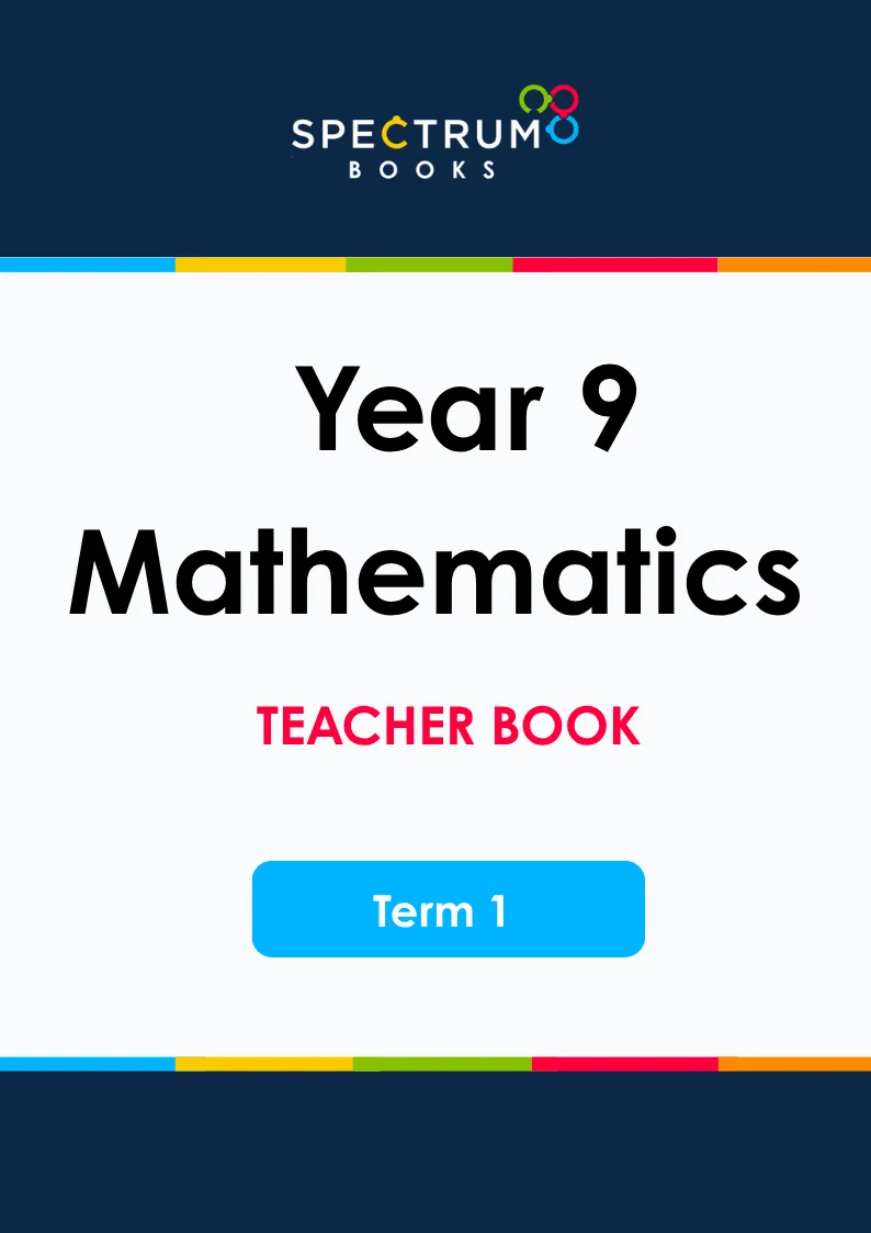 Year 9 Mathematics – Term 1 – Teacher Books