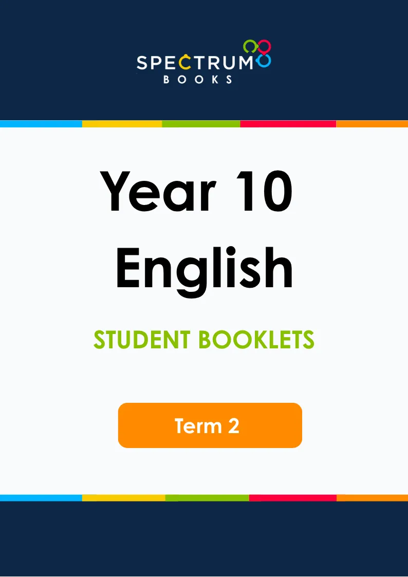 Year 10 English – Term 2 – Student Booklets