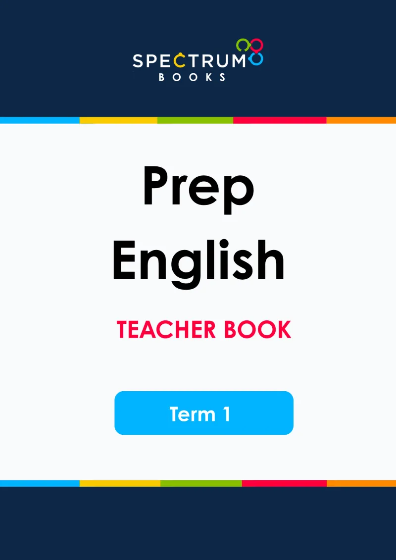 Prep English – Term 1 – Teacher Books
