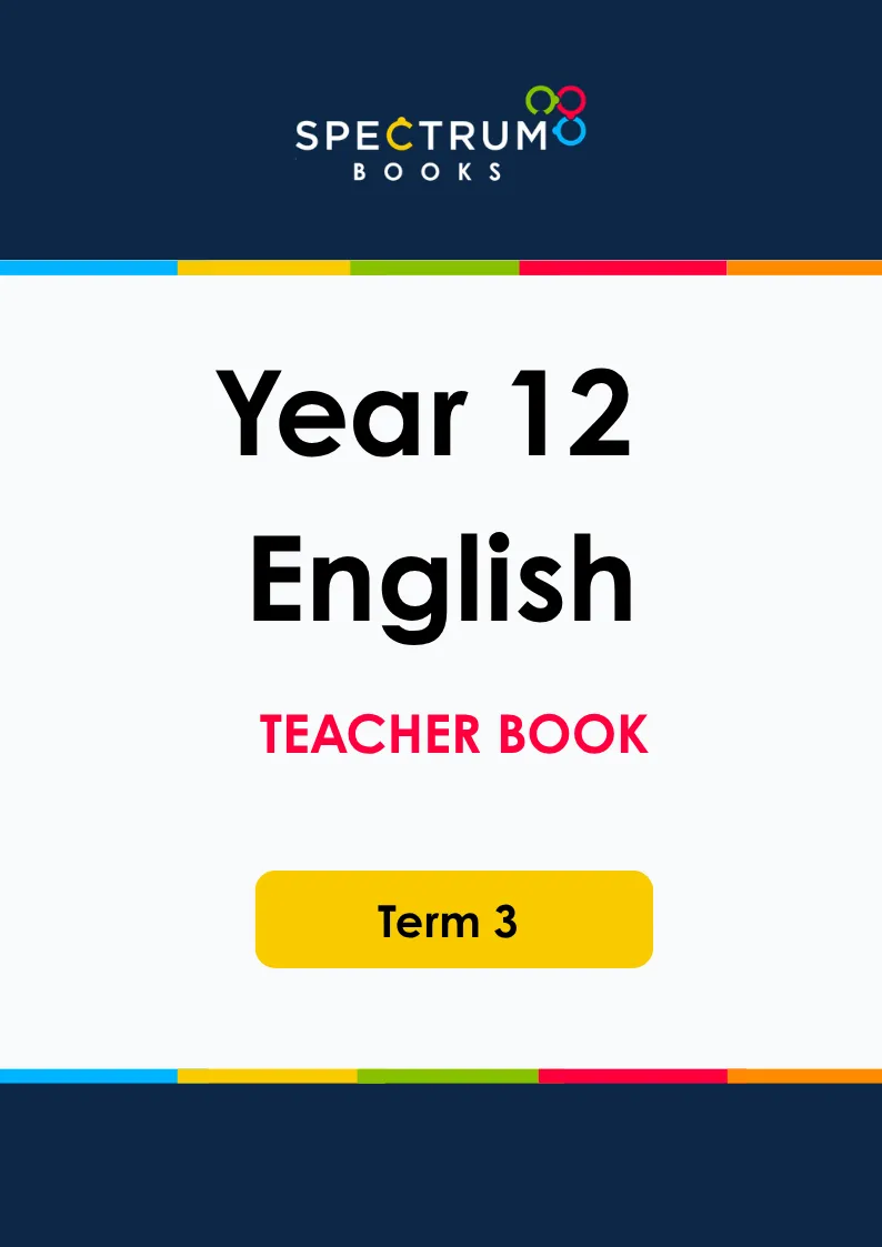 Year 12 English – Term 3 – Teacher Books