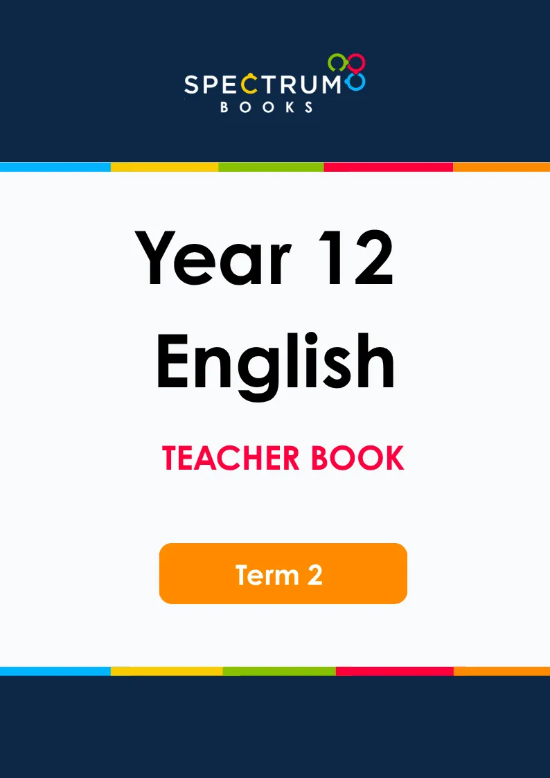 Year 12 English – Term 2 – Teacher Books