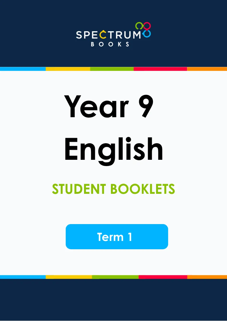 Year 9 English – Term 1 – Student Booklets