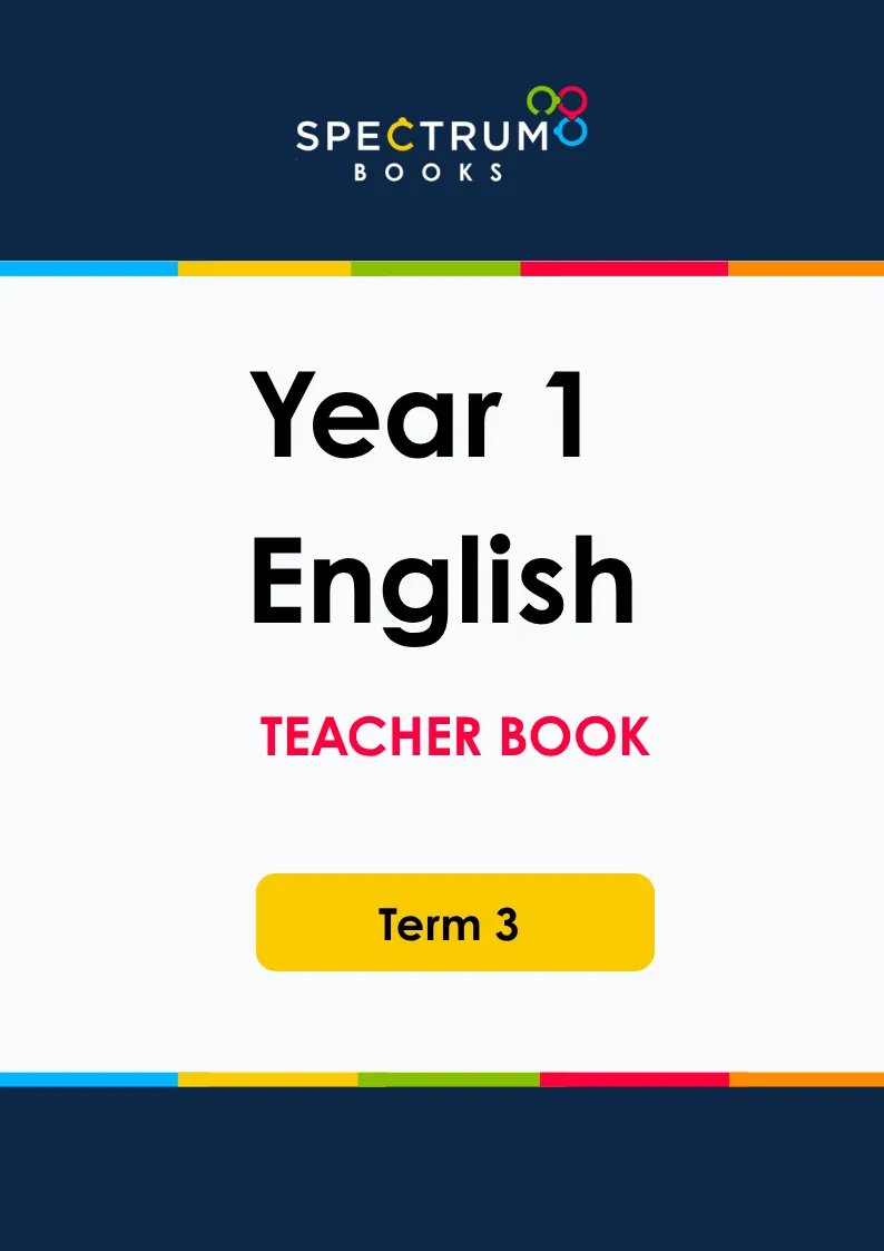 Year 1 English – Term 3 – Teacher Books