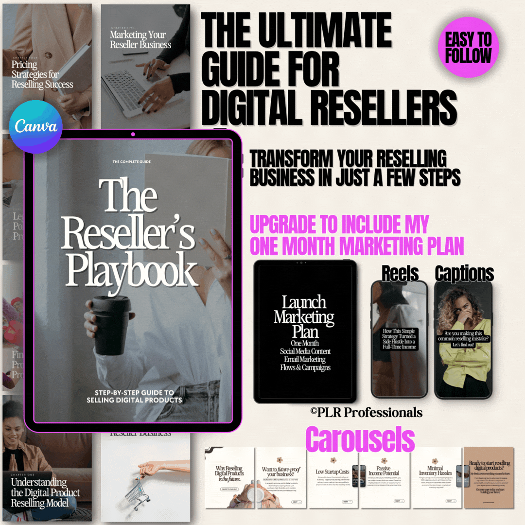 The Reseller’s Playbook: Master Digital Reselling for Passive Income