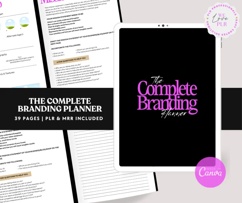 The Complete Branding Planner