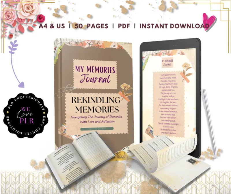 My Memories Journal. Therapeutic Dementia Memory Support.