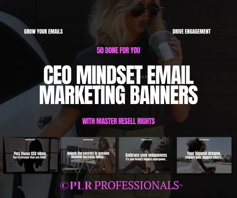 Email Marketing Newsletter Banners-CEO Mindset 