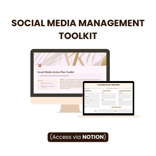 [TEMPLATE] Social Media Marketing Management Dashboard Template (Access via Notion)