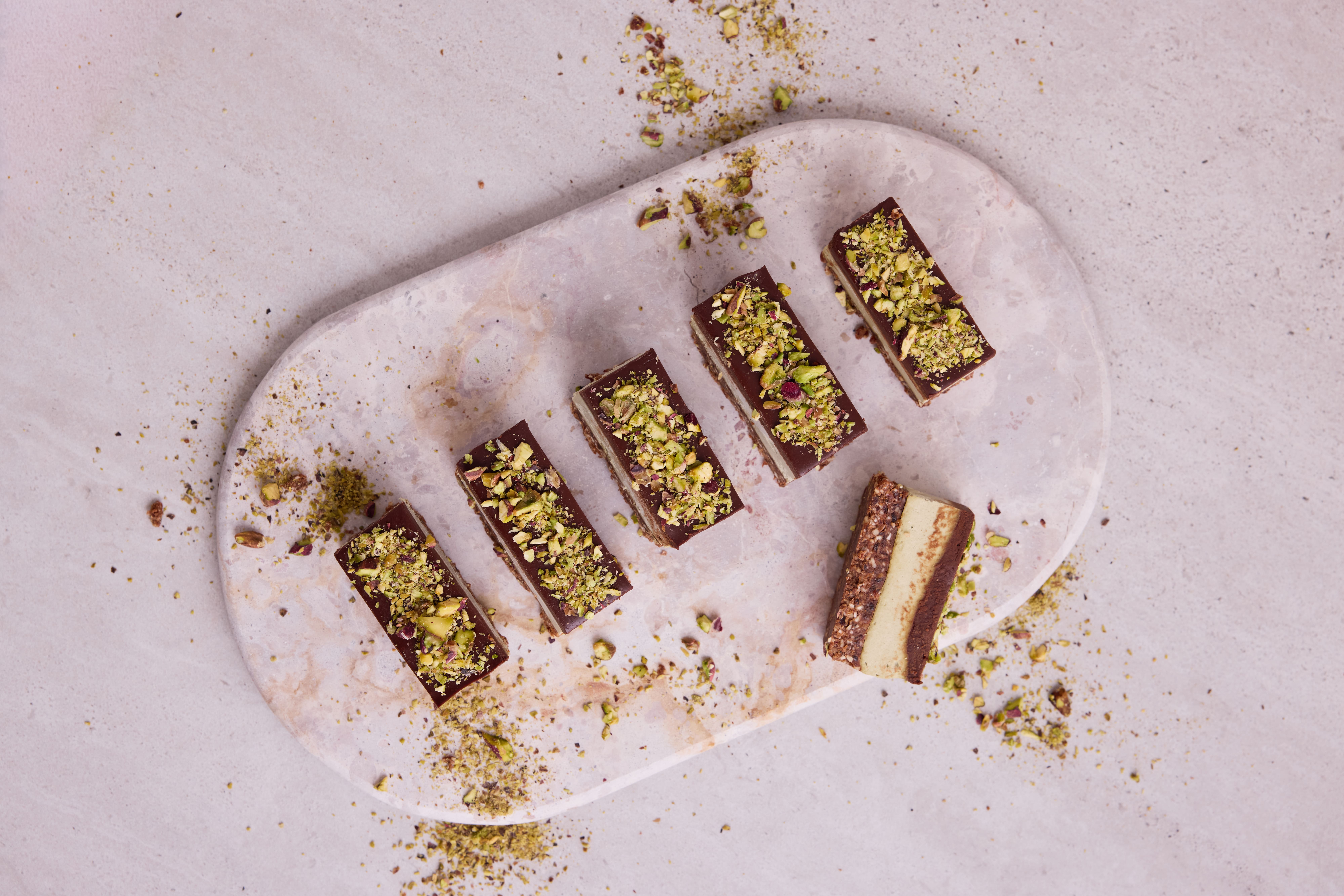 Raw Matcha Mint Slice