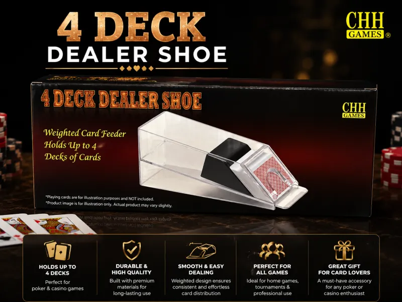 4 Deck Dealer Shoe
