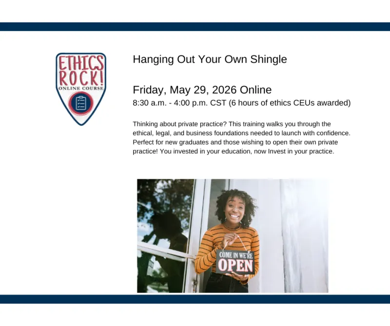 Hanging Out Your Own Shingle