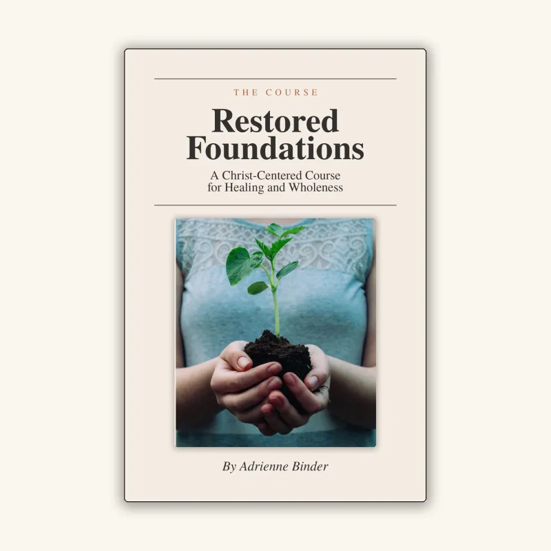 Restored Foundations Workbook