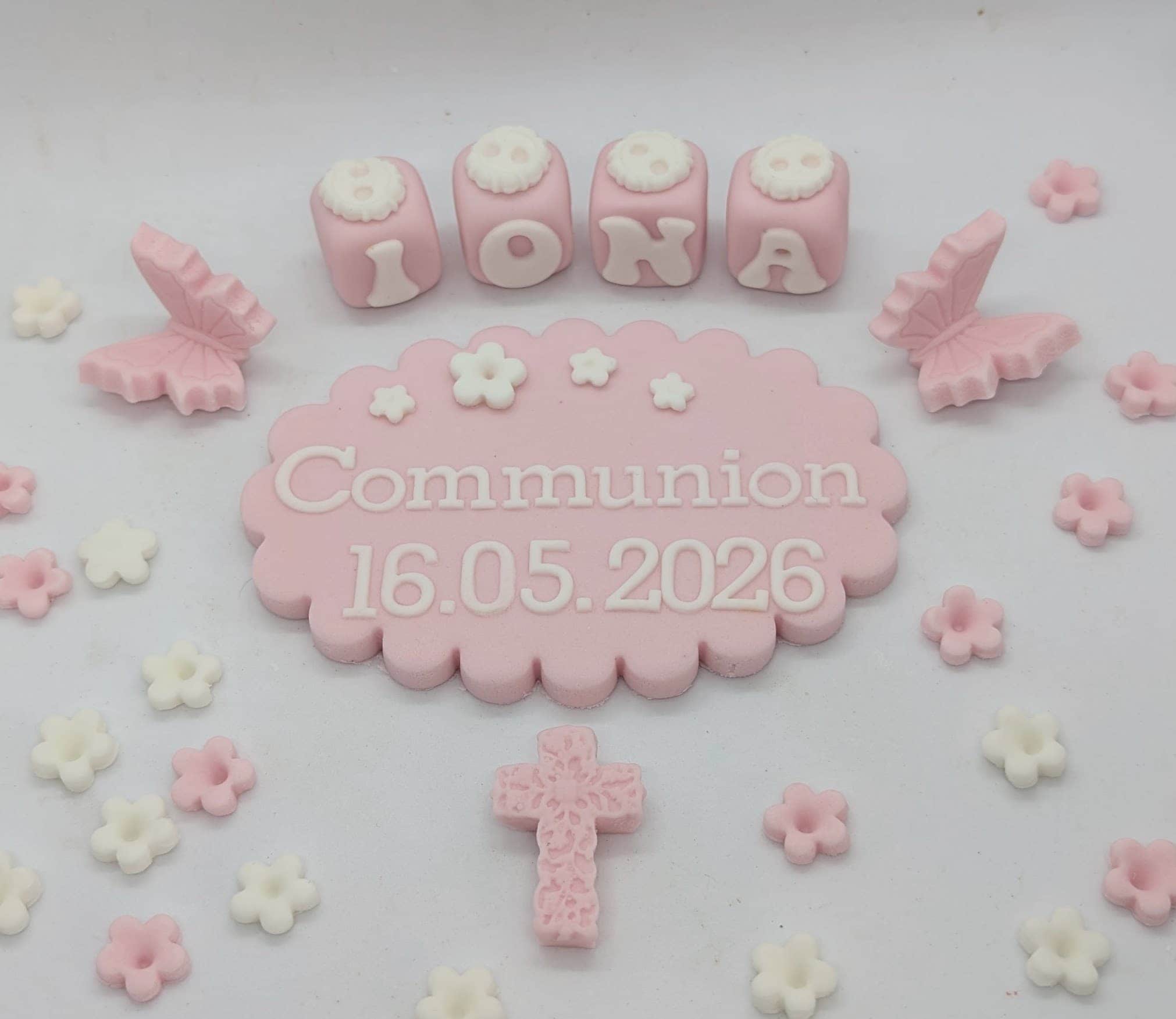 Plaque Christening Baptism set