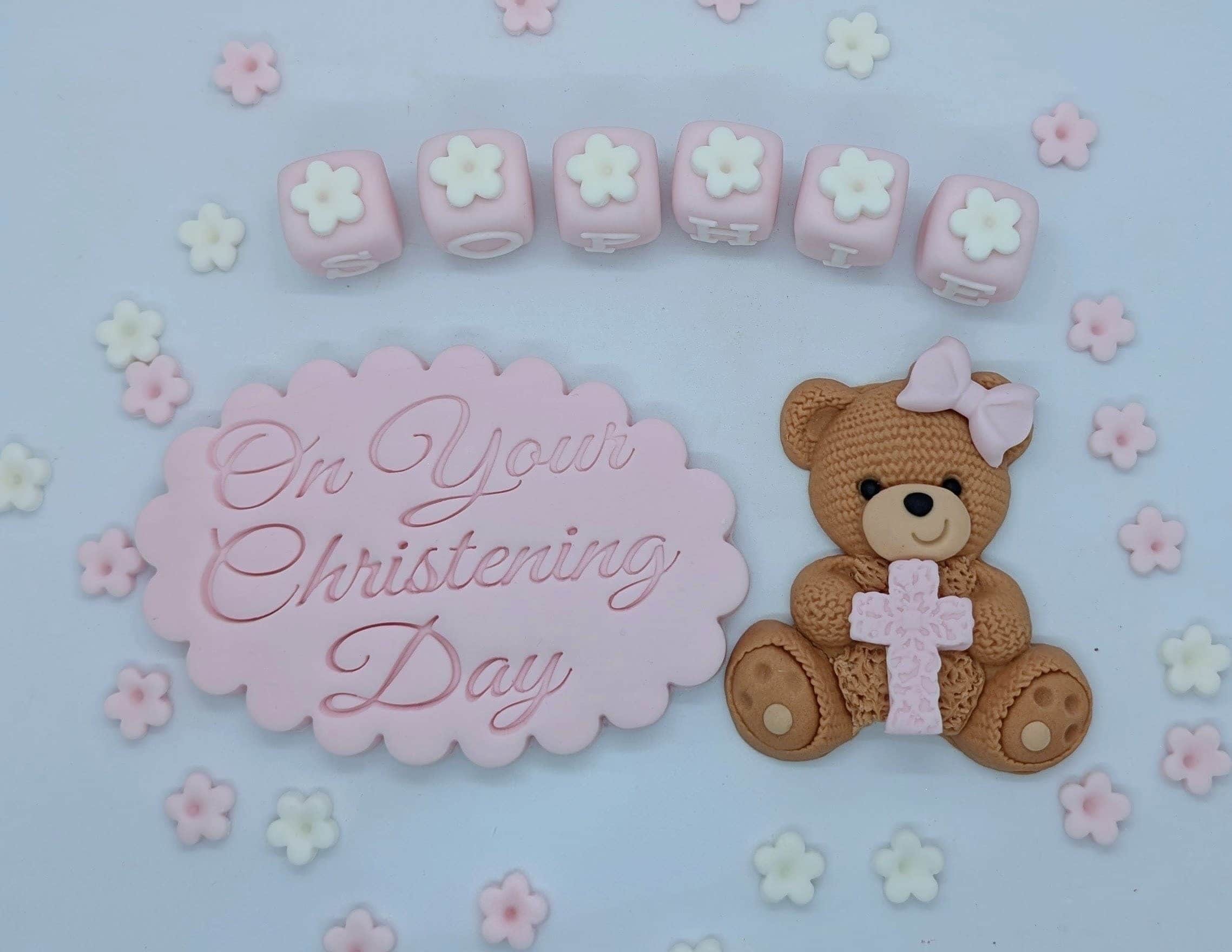 Teddy Christening Baptism set