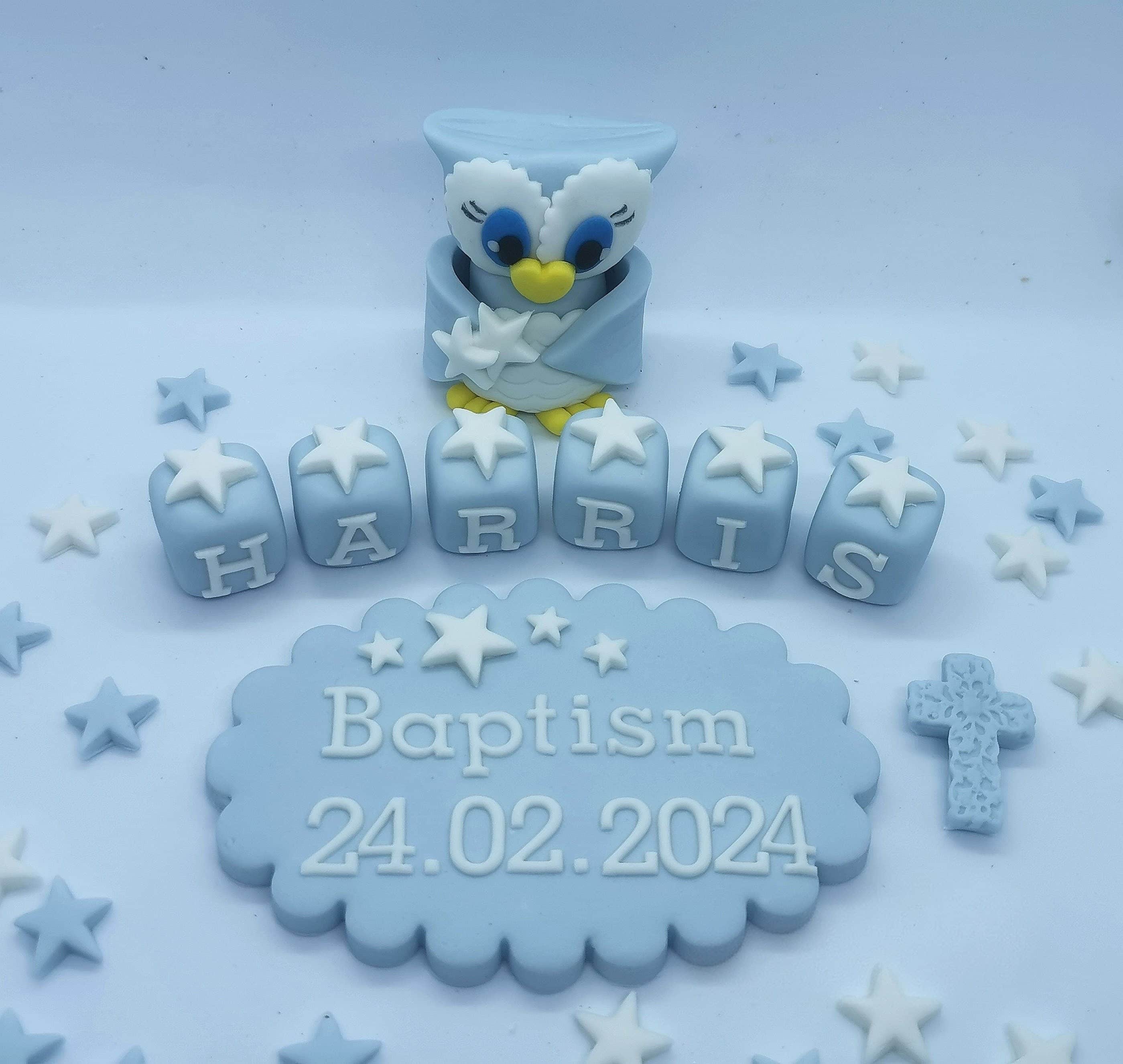 Owl Christening & Baptism set