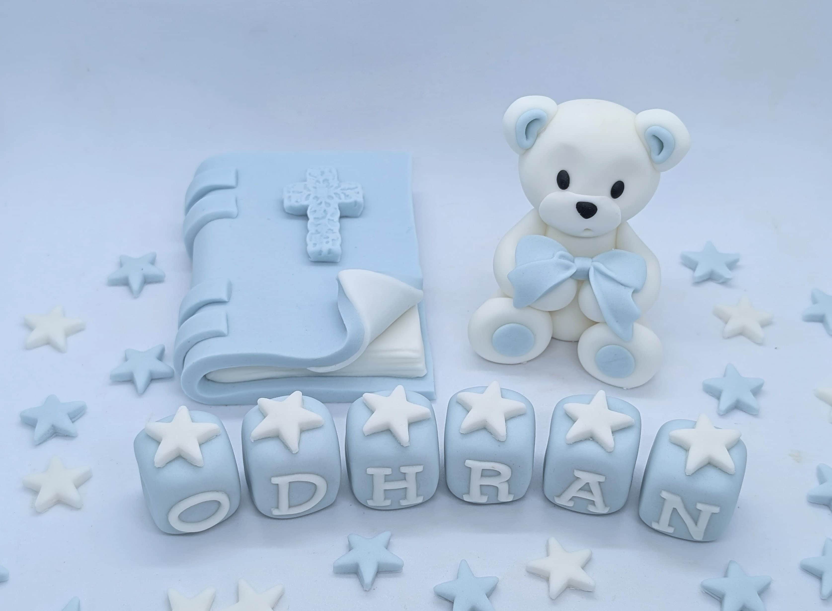 Teddy Bible Christening Baptism set