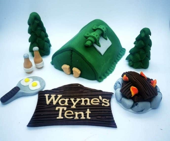 Camping Tent Birthday set