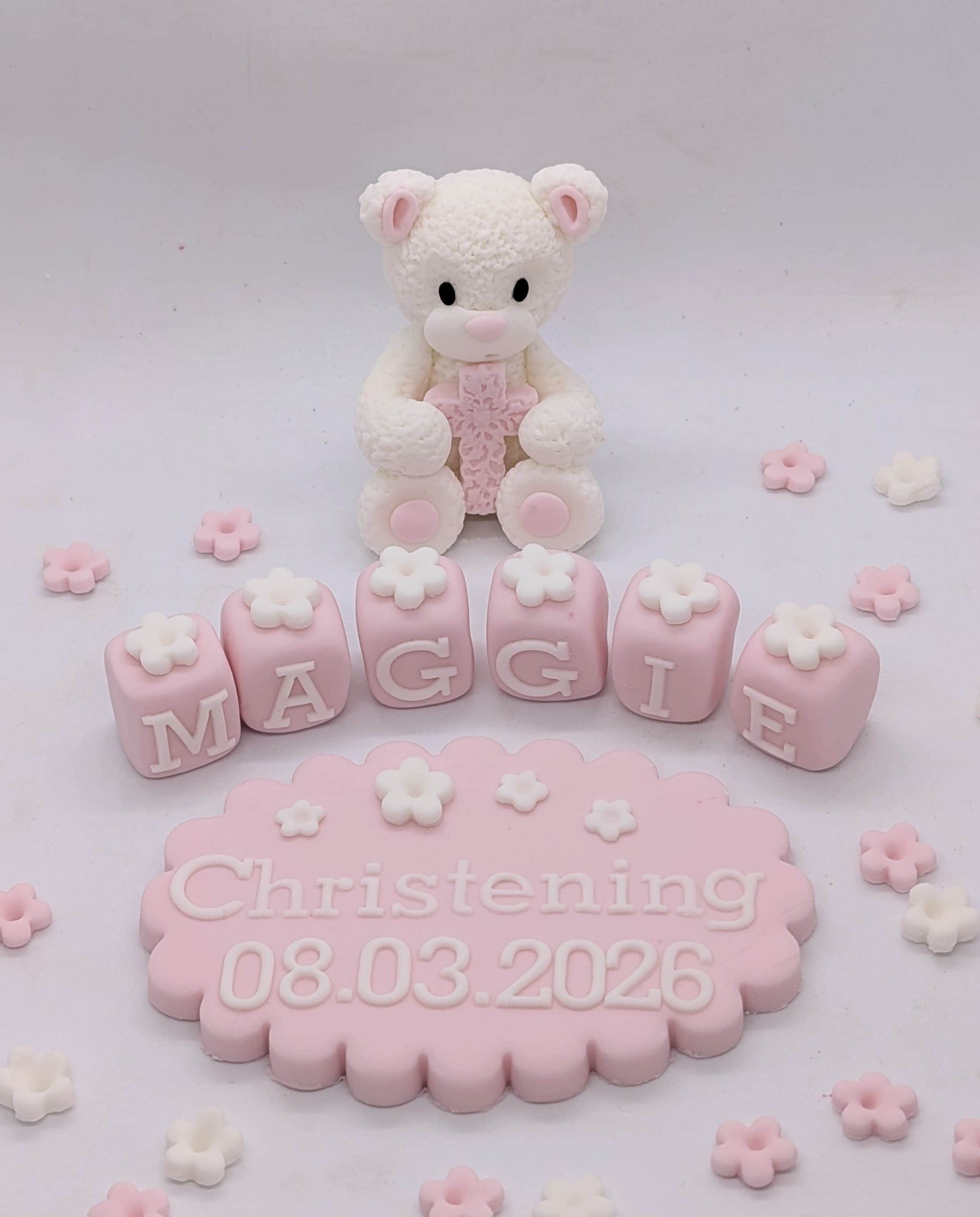 Teddy Christening Baptism set