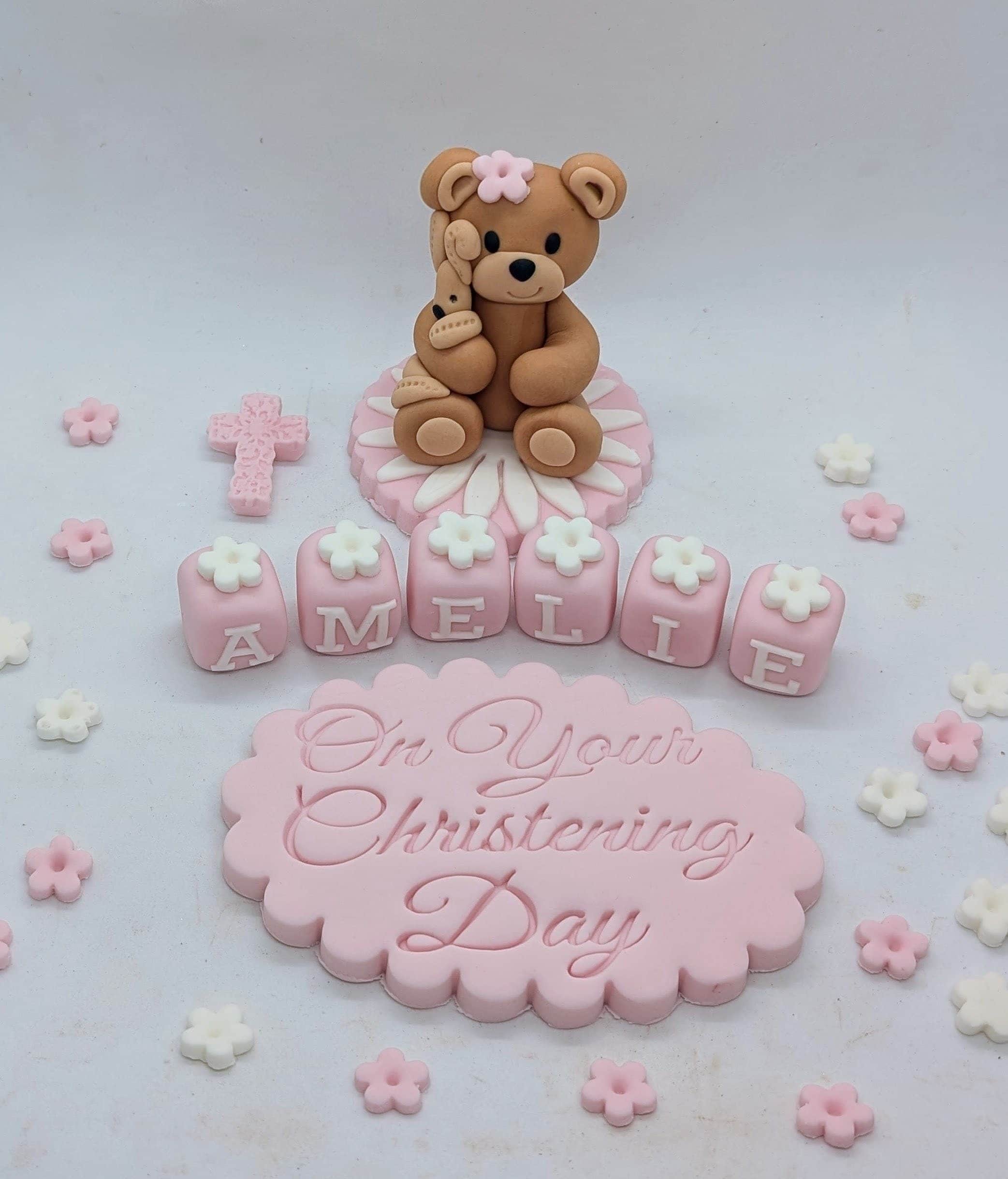 Teddy Christening Baptism set