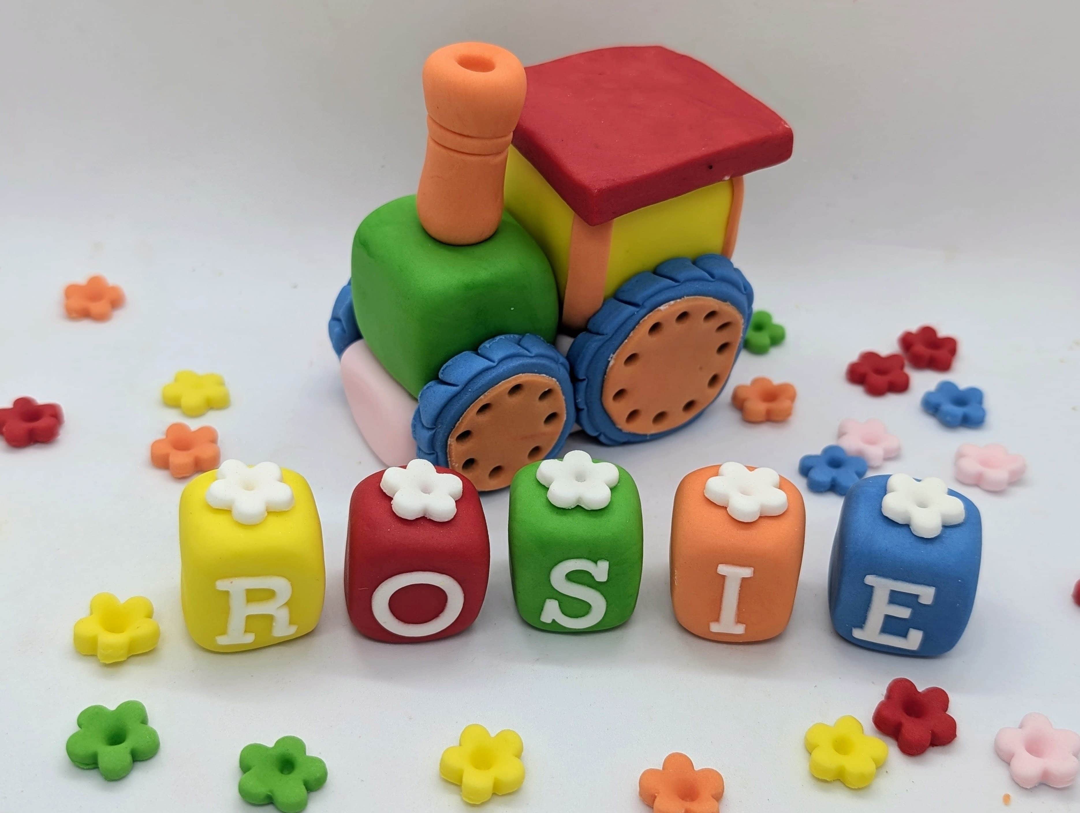 Multicoloured Tractor Birthday set