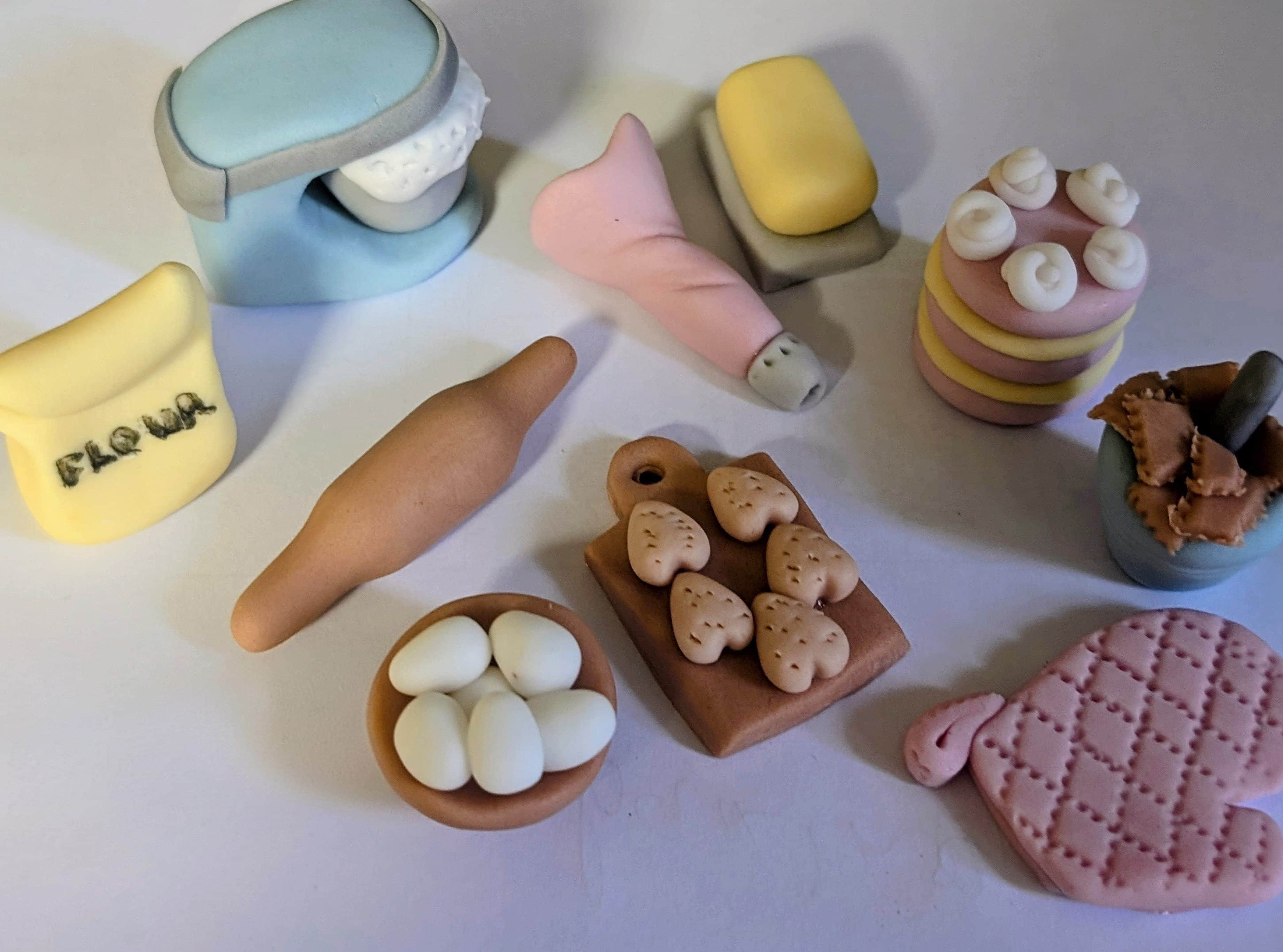 Baking Cupcakes Toppers set